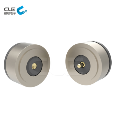 Customized magnetic connector with LED
