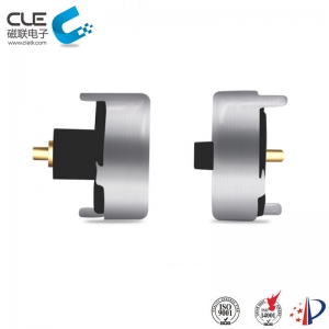 Round magnetic connector for electronic device