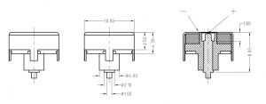 Round magnetic connector for electronic device