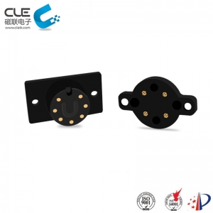 Magnetic electrical connector for bicycle system