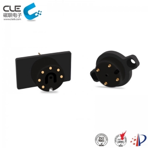 Magnetic electrical connector for bicycle system