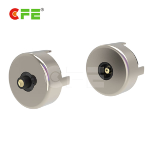 Round magnetic connector for electronic device