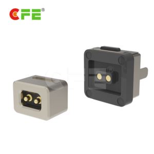 Round type magnetic dc power connector