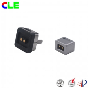 Round type magnetic dc power connector