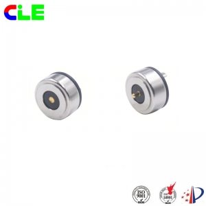 Customized magnetic connector with LED