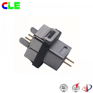 Round type magnetic dc power connector