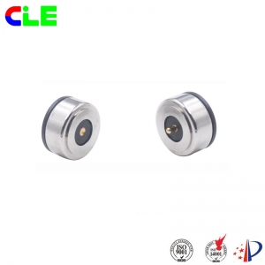 Customized magnetic connector with LED