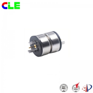 Customized magnetic connector with LED