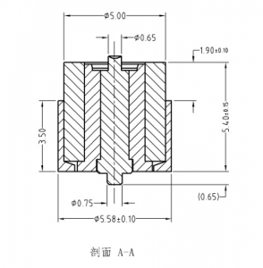 Customized right angel magnetic pogo pin connector