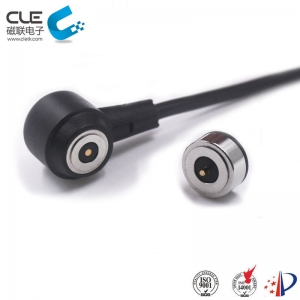 Round magnetic power cable connector factory