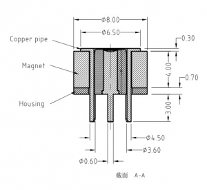 Round male and female magnetic power connector manufacturers