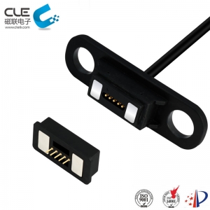 Magnetic charging electrical cable connectors for wheelchairs