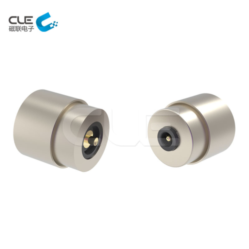 Customized right angle magnetic pogo pin connector