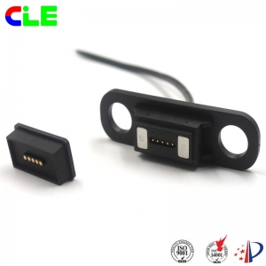 Magnetic charging electrical cable connectors for wheelchairs