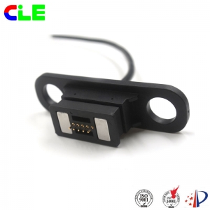 Magnetic charging electrical cable connectors for wheelchairs