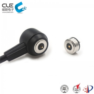 Round magnetic power cable connector factory
