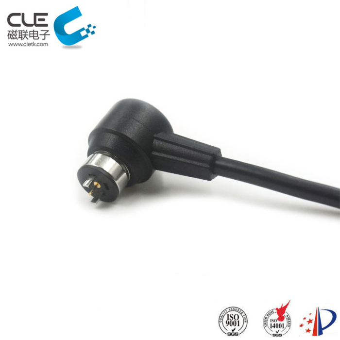 Round magnetic power cable connector factory