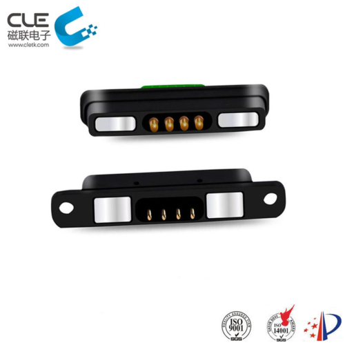 4 Pin male female magnetic connector for telephone