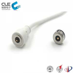 Dc round magnetic cable connectors Magnetic cable connector for charging