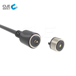 Round male and female charging magnetic cable