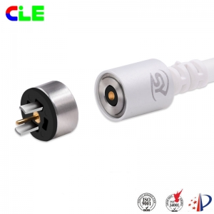 Round male and female charging magnetic cable