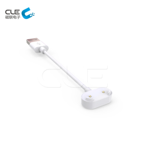 2 Pin magnetic charger cable connector for miner's lamp