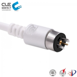 Round male and female charging magnetic cable