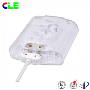 2 Pin magnetic charger cable connector for miner's lamp