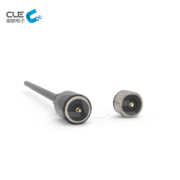 Round male and female charging magnetic cable