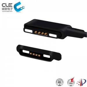 4Pin male and female magnetic usb cable charger connector