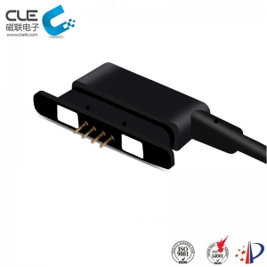 4Pin male and female magnetic usb cable charger connector