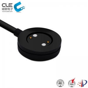 Round type usb magnetic charging cable connector