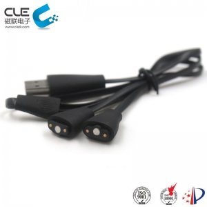 Usb magnetic cable with smart running shoes