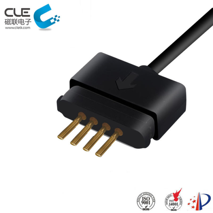 4 Pin connector male female magnetic cable connetor