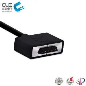 CLE customized 5pin magnetic pin connector for mobile phone