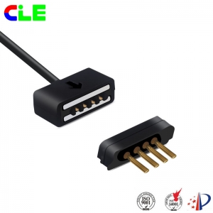 4 Pin connector male female magnetic cable connector