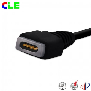 Custom magnetic pins 4 pin magnetic usb cable connector