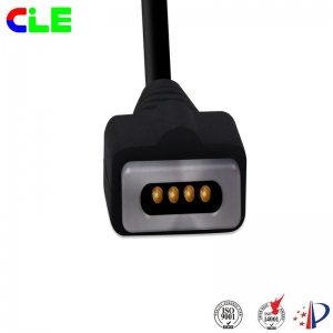 Custom magnetic pins 4 pin magnetic usb cable connector