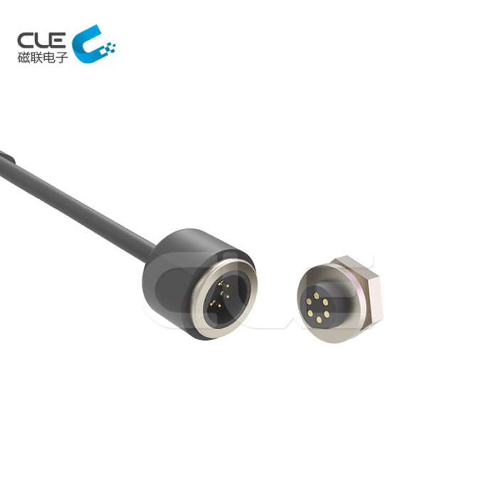 Waterproof 4 pin magnetic connector automotive