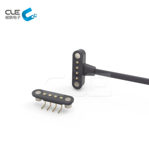 Male and female magnetic watch charger cable usb connector