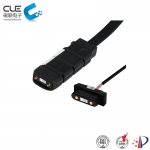 [CM-BP69311] 2 Pin electrical connector with usb magnetic charger