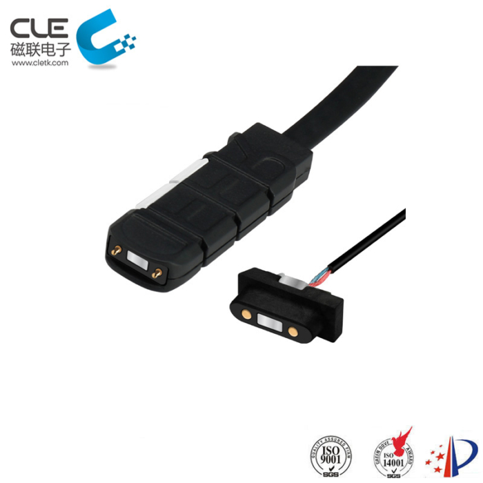 2 Pin electrical connector with usb magnetic charger