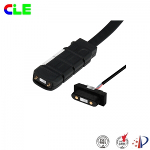 2 Pin electrical connector with usb magnetic charger