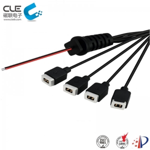 2 Pin magnetic cable connector for LED