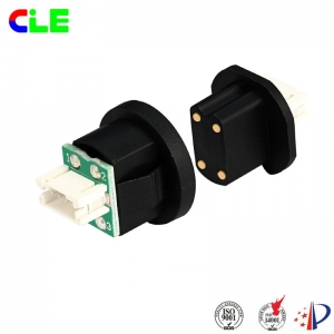 Magnetic usb 4 pin pogo charger connector for safe