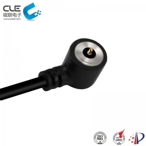 Round waterproof power cable connectors for guard tour patrol device