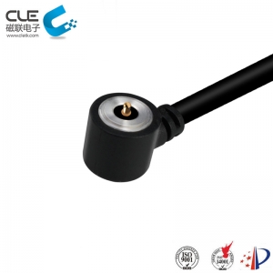 Round waterproof power cable connectors for guard tour patrol device