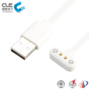 Magnetic pogo 2 pin electronic charging connector for smartwatch
