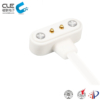 Magnetic pogo 2 pin electronic charging connector for smartwatch