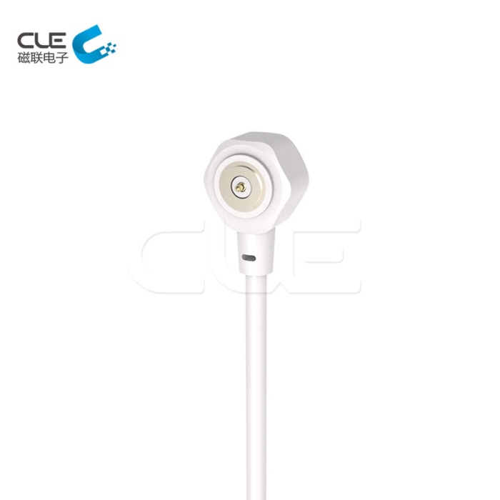 Round white magnetic charging cables for smart water cup